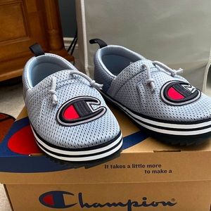 mens champion hoodie slippers